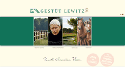 Desktop Screenshot of gestuet-lewitz.de