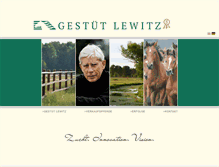Tablet Screenshot of gestuet-lewitz.de